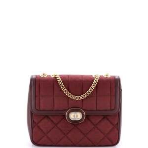 Gucci Deco Chain Flap Bag Mixed Quilt #218063G14B